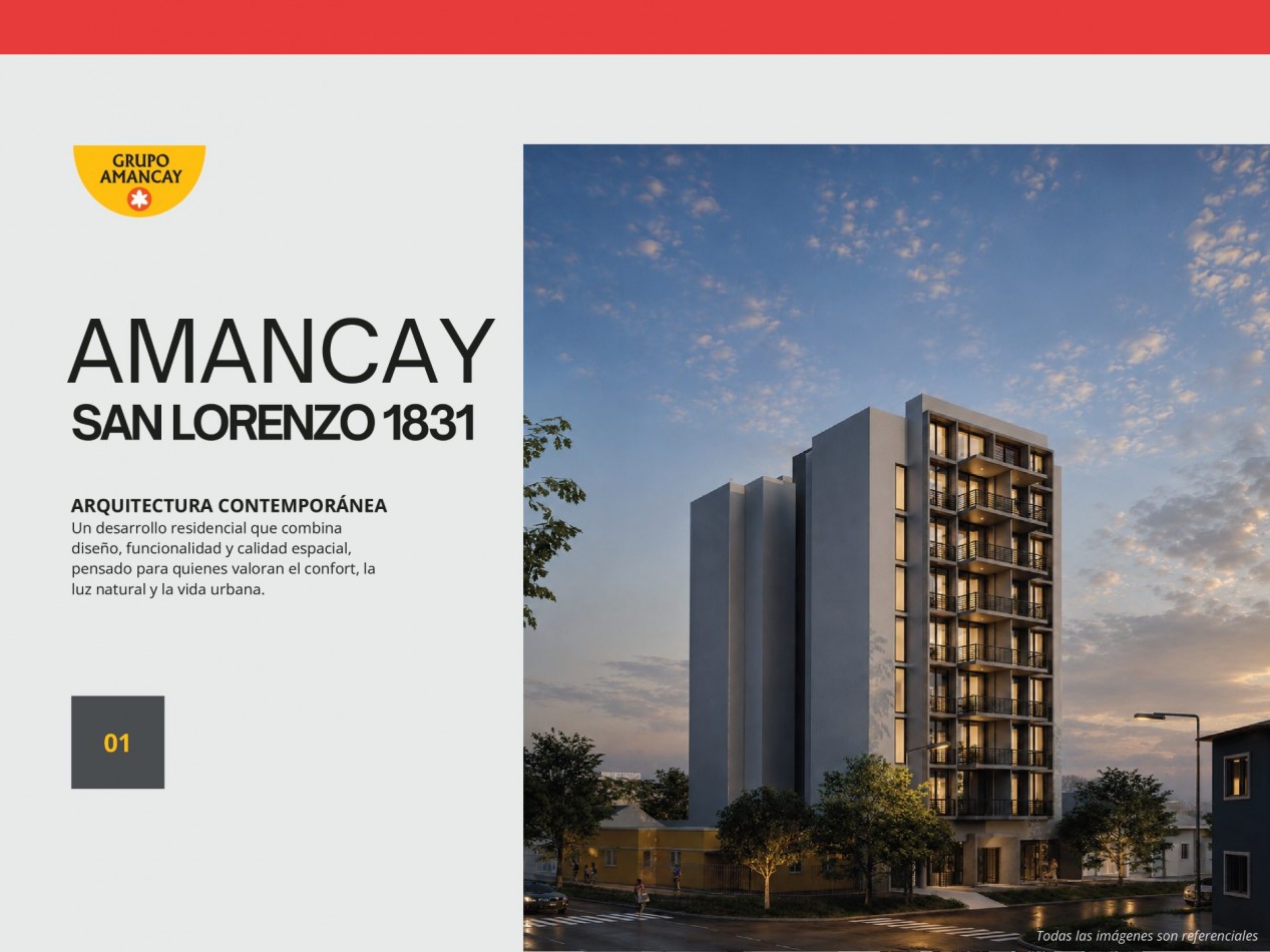 Preventa Exclusiva | Edificio Amancay | San Lorenzo 1833 | San Miguel, Buenos Aires